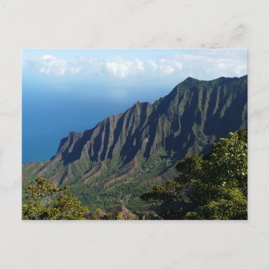 Na Pali Coast on Kauai Postcard Postkarte (Vorderseite)