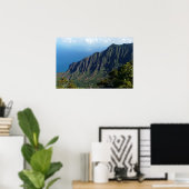 Na Pali Coast on Kauai Poster (Heimbüro)