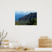 Na Pali Coast on Kauai Poster (Küche)
