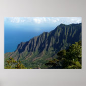 Na Pali Coast on Kauai Poster (Vorne)