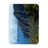 Na Pali Coast on Kauai Text Magnet (Vertikal)
