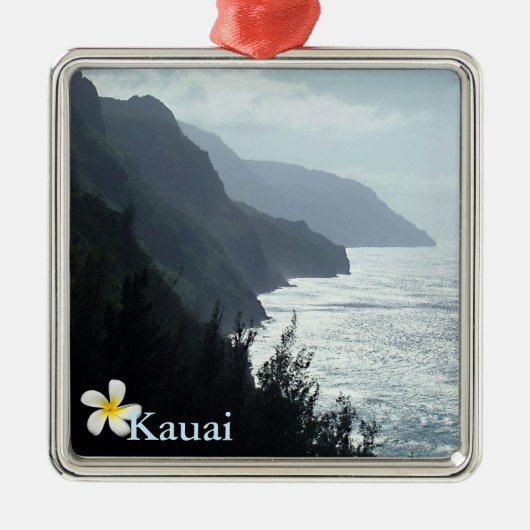 Na Pali Coast Ornament Aus Metall (Vorne)