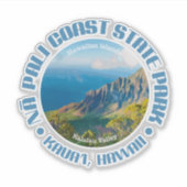 Na Pali Coast SP Aufkleber (Vorderseite)