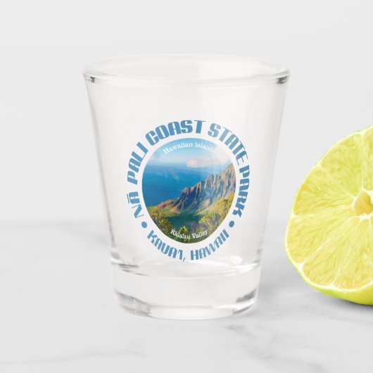 Na Pali Coast SP Schnapsglas (Vorderseite)