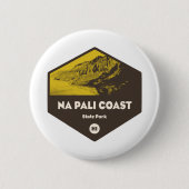 Nā Pali Coast Staat Park Hawaii Button (Vorderseite)