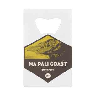 Nā Pali Coast Staat Park Hawaii Geldbeutel Flaschenöffner