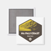 Nā Pali Coast Staat Park Hawaii Magnet (Vorderseite/Rückseite)