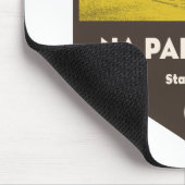 Nā Pali Coast Staat Park Hawaii Mousepad (Ecke)