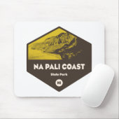 Nā Pali Coast Staat Park Hawaii Mousepad (Mit Mouse)