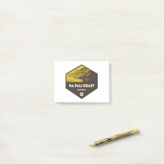 Nā Pali Coast Staat Park Hawaii Post-it Klebezettel (Auf Schreibtisch)