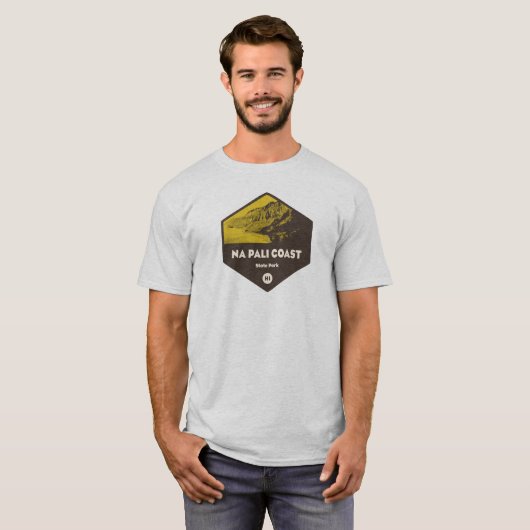 Nā Pali Coast Staat Park Hawaii T-Shirt (Vorne ganz)
