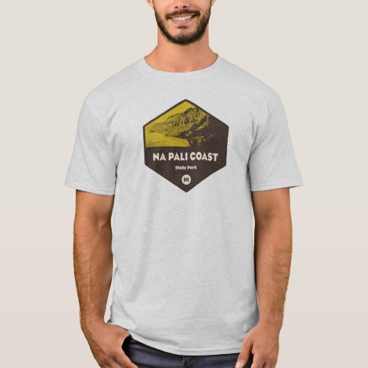 Nā Pali Coast Staat Park Hawaii T-Shirt (Vorderseite)