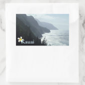 Na Pali Coast Sticker (Tasche)