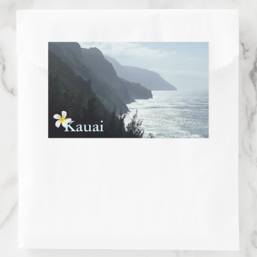 Na Pali Coast Sticker (Tasche)