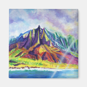 Na Pali Küste Kauai Hawaii Magnet