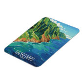 Nā Pali Küste Kauai Hawaii Reise Magnet (Linke Seite)