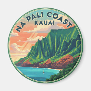 Nā Pali Küste Kauai Hawaii Reise Magnet