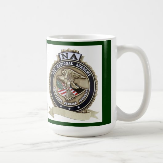 Na-Sitzungs-Kaffee-Tassen-Tee-Schale Akademie FBI Kaffeetasse (Rechts)