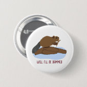Na, So Was! Design | Sassy Beaver-Wortspiel Button (Vorne & Hinten)