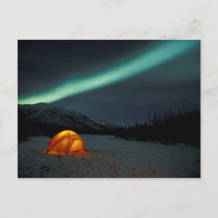 NA, USA, Alaska, Brooks Range. Vorhänge aus Grün Postkarte