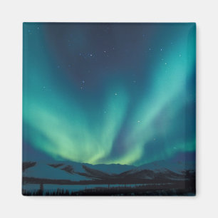 NA, USA, Alaska, Brooks Range, Vorhänge von grün Magnet