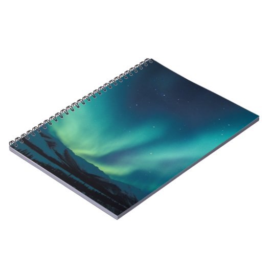 NA, USA, Alaska, Brooks Range, Vorhänge von Grün Notizblock (Linke Seite)