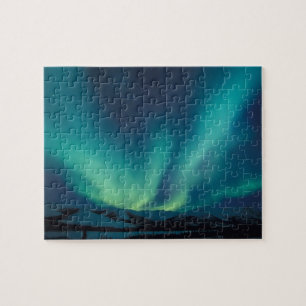 NA, USA, Alaska, Brooks Range, Vorhänge von Grün Puzzle