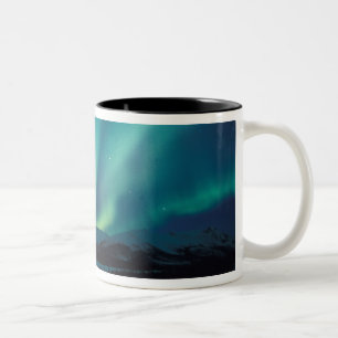 NA, USA, Alaska, Brooks Range, Vorhänge von Grün Zweifarbige Tasse