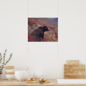 NA, USA, Alaska, Denali NP. Eine Grizzlyfrau Poster (Küche)