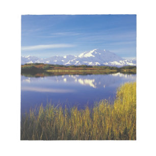 NA, USA, Alaska, Denali NP Mt. McKinley in Notizblock