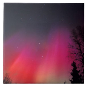 NA, USA, Alaska, Fairbanks, Vorhänge aus Rosa und Fliese
