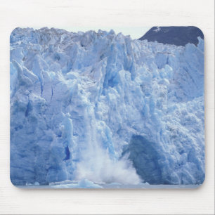 NA, USA, Alaska. Gletscher zerbröckelt ins Wasser Mousepad