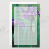 NA, USA, Alaska, Knight Island, Wild Iris Briefpapier (Vorne/Hinten)