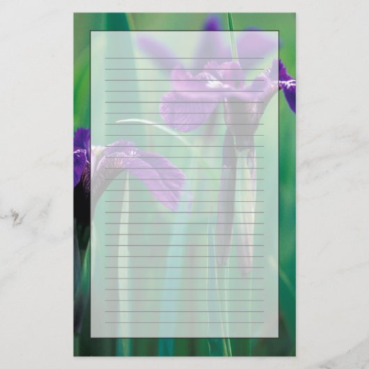 NA, USA, Alaska, Knight Island, Wild Iris Briefpapier (Vorderseite)