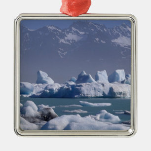 NA, USA, Alaska, St. Elias Range, Alsek River, Ornament Aus Metall