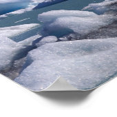 NA, USA, Alaska, St. Elias Range, Alsek River, Poster (Ecke)