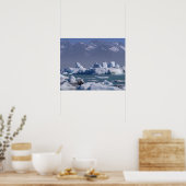 NA, USA, Alaska, St. Elias Range, Alsek River, Poster (Küche)