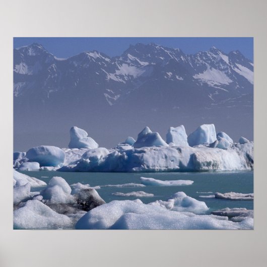 NA, USA, Alaska, St. Elias Range, Alsek River, Poster (Vorne)
