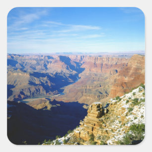 NA, USA, Arizona. Grand Canyon National Park. Quadratischer Aufkleber