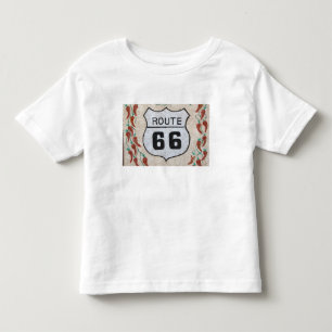 NA, USA, Arizona, Holbrook Route 66 Straßenschild Kleinkind T-shirt