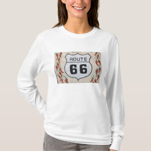 NA, USA, Arizona, Holbrook Route 66 Straßenschild T-Shirt