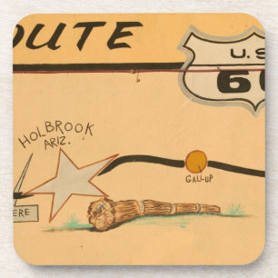 NA, USA, Arizona, Holbrook Route 66 Wandbild Untersetzer
