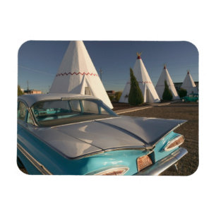 NA, USA, Arizona, Holbrook Route 66, Wigwam 2 Magnet