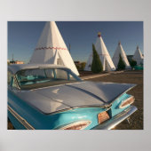 NA, USA, Arizona, Holbrook Route 66, Wigwam 2 Poster (Vorne)