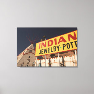 NA, USA, Arizona, Lupton Yellowhorse Indian Leinwanddruck