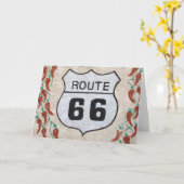 Na, USA, Arizona, Straßenschild Holbrook Weges 66 Karte (Gelbe Blume)