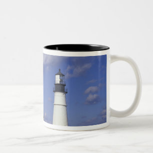 NA, USA, Maine, bei Portland, Portland Head Zweifarbige Tasse