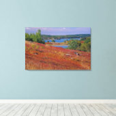 NA, USA, Maine. Blueberry Barrens. Leinwanddruck (Insitu (Holzboden))