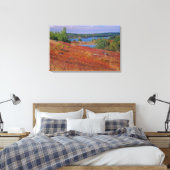 NA, USA, Maine. Blueberry Barrens. Leinwanddruck (Insitu (Schlafzimmer))