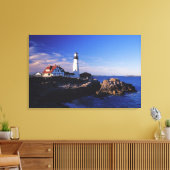 NA, USA, Maine. Leuchtturm Portland Head. Leinwanddruck (Insitu (Wohnzimmer))